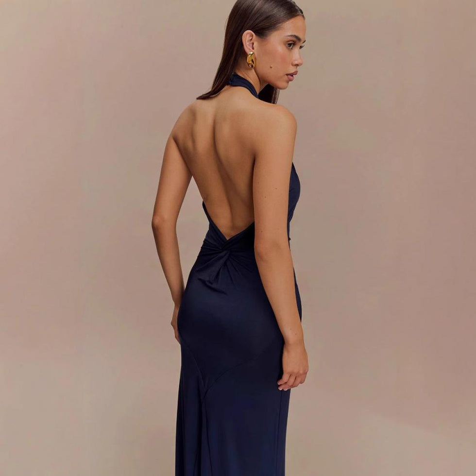 Backless Slim Prom Dress