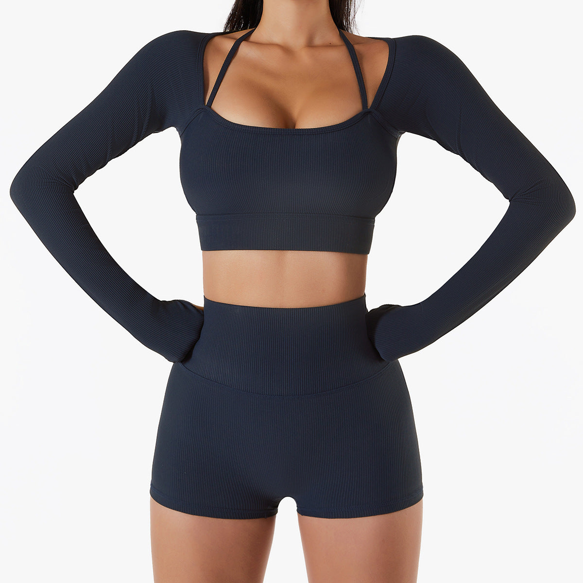 Slim Fit Long Sleeve Yoga Set