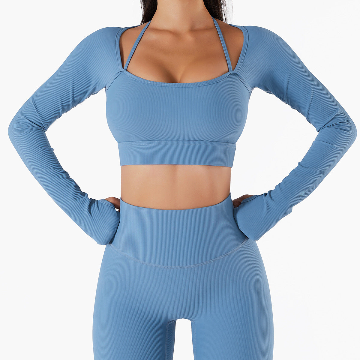 Slim Fit Long Sleeve Yoga Set