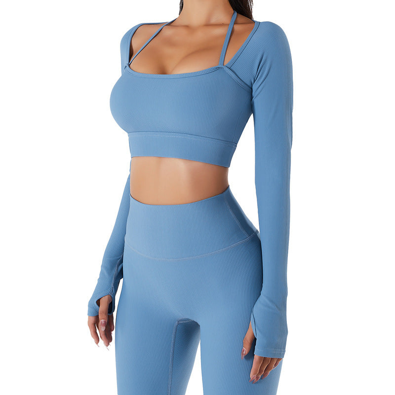 Slim Fit Long Sleeve Yoga Set