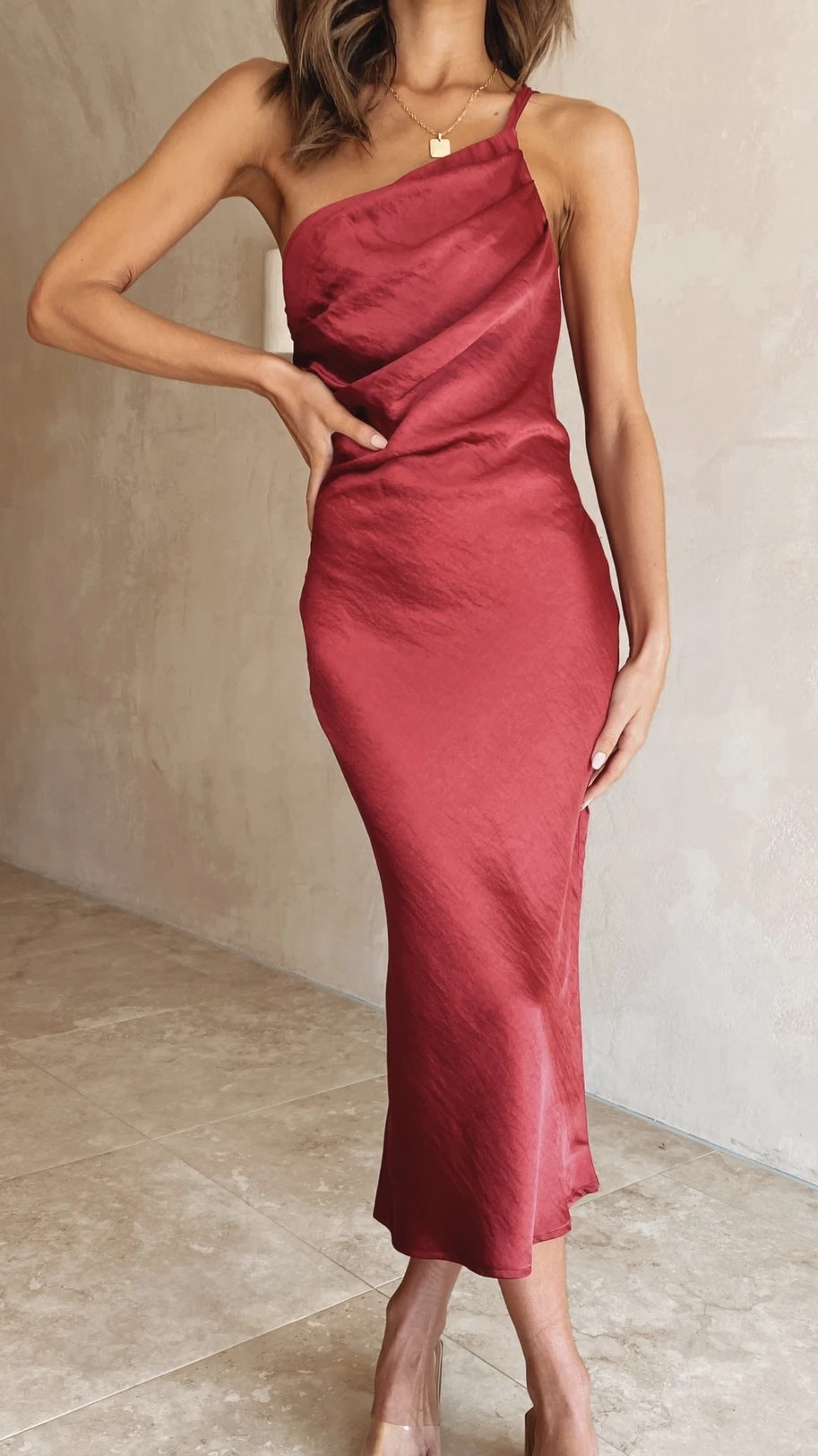 Silky Slim Fit Dress