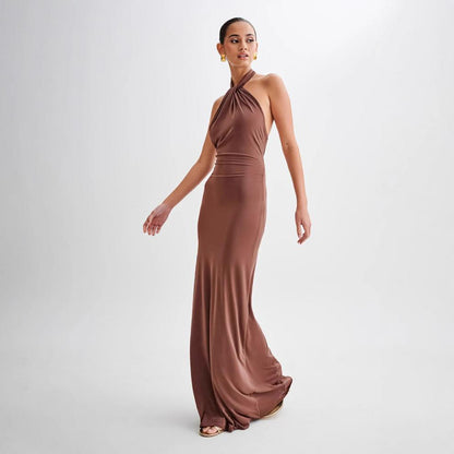 Backless Slim Prom Dress