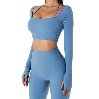 Slim Fit Long Sleeve Yoga Set